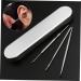 3pcs Stainless Steel Ear Cuffs Ear Cleaner Set with Ear Wax Remover - Silver - Buy Online on SooperMarket.com