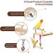 Buy Bugbags for Birds | Parrot Wood Platforms & Chewing Swings with Bells | Perfect for Green Cheeks Chinchillas & Hamsters - International Shipping Available - Buy Online on SooperMarket.com