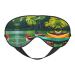 Lake with Boats Canoes Park Soft Sleep Eye Mask Female Breathable Eye Patch Perfect for Travel and Relaxation