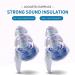 Geynutaly 2 Pairs High Fidelity Concert Ear Plugs Black Ear Plugs Silica Gel Ear Plugs with Fitler Hearing Protection for DJs Nightclub Concert Motorcycles - Buy Online on SooperMarket.com