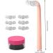 Lower Eyelash Stamp 6Pcs Silicone Bottom Lash Stamp with 1 Mascara Cream & 1 Stamp Natural Lash Extension Kit for Make up Beginners(A) Style 2 - Buy Online on SooperMarket.com