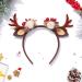 Runmi Christmas Headband Reindeer Antlers Hair Band Red Sequins Headbands Christmas Hair Accessories for Women and Girls (C) - Buy Online on SooperMarket.com