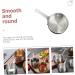 PRETYZOOM 4pcs Stainless Steel Sauce Cup Dipping Bowls with Handle Chip and Dip Bowl Stainless Steel Dipping Bowls BBQ Sauce Bowl Pudding Cups Mini Sauce Seasoning Cup Household 10x6cmx4pcs Silverx4pcs - Buy Online on SooperMarket.com