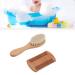 Baby Hairbrush Set - Soft Double Sided Comb with Goat Bristles for Newborns - Buy Online on SooperMarket.com