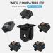 ParaPace Folding Fingers for GoPro Hero 11/10/9/8 Black & Max - Replacement Magnet Mount with Tripod Port for Handle Monopod - Buy Online on SooperMarket.com