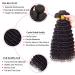 10A Brazilian Deep Wave Human Hair Bundles - 18 20 22 Inch | 100% Virgin Unprocessed Hair - Natural Black Wet and Wavy 3 Bundles - Buy Online on SooperMarket.com