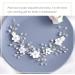 KOMUNJ Silver Bride Headband Crystal Bridal Hair Accessories Crystal Headpieces Flower Headband Bridal Hair Pieces Pearl Hair Accessories for Women and Girls (Silver) - Buy Online on SooperMarket.com