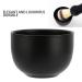 Stainless Steel Shaving Soap Bowl - Unbreakable Black Mug for Standard Size Pucks & Soaps | International Shipping - Buy Online on SooperMarket.com