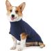 Heywean Dog Sweatshirt - Stretch Fleece Vest for Small & Medium Dogs | Winter Indoor & Outdoor Pet Clothing - Dark Blue - Buy Online on SooperMarket.com