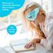 CONBELLA Gel Eye Mask with Eye Holes - Hot Cold Compress Pack for Eye Therapy | Cooling Mask for Puffy Eyes, Headaches, Migraines, Sinus, Dark Circles - Reusable Face Mask (6 Blue) - Buy Online on SooperMarket.com