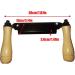 Lesunbak 8-Inch Train Knife for Woodworking | Stainless Steel Straightening Tool with Wooden Handle - Ideal for Shaping and Binking Wood Trunks - Buy Online on SooperMarket.com