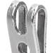 Stainless Steel Carabiner Clip Key Rings - Outdoor Belt Clip for Hiking Camping & Climbing Accessories - 1.6x0.3in Silver - Buy Online on SooperMarket.com
