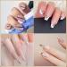 GULELAYAR Nail Art Adhesive Tapes - 8 Rolls Creative DIY Design Striping Tape for Nail Art Decoration - 0.5cm+1.2cm Width - Nail Guide Tips Masking Tape - DIY Nail Tip Accessories - Buy Online on SooperMarket.com
