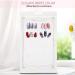 Nail Polish Color Card Dekaim Nail Art Display Stand Nail Polish Gel Color Display Card Nail Practice Manicure Tool(White) - Buy Online on SooperMarket.com