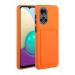 Tivenfezk Nadoli Silicone Case for Honor 50 Ultra thin shockproof scratch -resistant wallet soft TPU protective cover mobile phone case with credit card holder Honor 50 orange