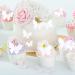 Alegre Edible Butterflies for Cakes - 50 White Decorative Muffin & Birthday Cake Toppers - Buy Online on SooperMarket.com