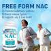 NAC Supplement 600 mg N-Acetyl-L-Cysteine 200 Veggie Capsules. Promotes Glutathione Synthesis. - Buy Online on SooperMarket.com