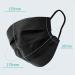 100 Pack Black Disposable Face Masks - Soft 3-Layer Earloop Mask - Individually Wrapped - Retail Packaging - Buy Online on SooperMarket.com