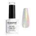 RARJSM Shell Glitter Gel Nail Polish Metallic Green Pearl Gel Nail Polish Ocean Mermaid Effect Sparkle Shiny Clear Pastel Nail Gel Cured With UV Led Nail Lamp 1 Piece 7.5ml Nail Art Manicure (DZ09)