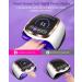 Gugusure 180W UV LED Nail Lamp with LCD Display, Auto Sensor, 4 Timer Settings | Professional Gel Curing Light for Salon and Home Use - Buy Online on SooperMarket.com