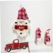 Cabilock 4pcs Faceless Old Man Pendant Ornament Desk Gnome Doll Valentines Day Gnome Household Wreath Elder - Buy Online on SooperMarket.com