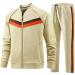 Aiozowa Men's Tracksuit Set | Full-Zip Sweatsuit with Active Jacket & Pants | 2-Piece Outfit - Large - Buy Online on SooperMarket.com