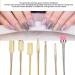 Nail Drill Kit - 7pcs Professional Manicure & Pedicure Drill Bit Set for Acrylic & Gel Nails - Perfect Accessories for Sanding & Grinding - Buy Online on SooperMarket.com