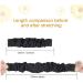 Compatible for Popglory P22 Band  Fabric Elastic Scrunchie Elastic Women Cute Replacement Straps Compatible for Popglory P22 / Donerton Smartwatch / iTouch Air 3 / IOWODO R3Pro Smartwatch Black - Buy Online on SooperMarket.com