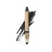 Artisan L'uxe Beauty Velvet Jumbo Eyeliner Pencil - Smokey Eyes in 3 Minutes - Water-Proof  Smudge-Proof  Long-Lasting - Age-Defying Essential Oils - Midnight (Shade: Black)