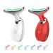 Nadove Micro-Glow Facial Nadove Micro Glow Face Sculptor Micro Glow Facial Machine Microcurrent Multifunctional Facial Massager Double Chin Eliminator (White+Red)