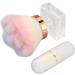 Transparent Handle Powder Brush Small Makeup Brush Lightweight Capsule Brush Portable for Blush - Buy Online on SooperMarket.com