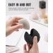 FERYES 2 PCS Makeup Sponge Holder - Silicone Beauty Blender Case for Travel | Black Makeup Sponge Holder Set - Buy Online on SooperMarket.com