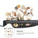 EXCEART 13pcs Dreadlock Accessories: Shell Headpiece, Braid Rings, Hair Clips - Ocean Conch Seashell Charms for DIY Jewelry Making - Buy Online on SooperMarket.com