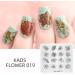 Alexnailart Nail Stamping Plate Multi-Pattern Print Image Stamper Scraper Tool FL019 - Buy Online on SooperMarket.com