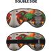 World Map Made of Spices Print Double-Sided Eye Mask Soft and Light Blocking for Enhancing Sleep Quality - Buy Online on SooperMarket.com
