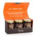 Venchi - Dark Chocolate and Hazelnut Spread Kit - Set of 3 Jars - PGI Piedmont Hazelnut 600 g - Gluten Free - Vegan