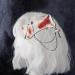Furry HairPins Girl Subculture Bloodstain Brooch Great for Most Hair Type Hair Clip with Pin for Lady Women Girl Red - Buy Online on SooperMarket.com