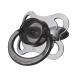 Landofgenie Adult Pacifier - Big Sucker Sign 2-Pack Transparent Design Black & White - Unique Gift for Grown-Ups - Buy Online on SooperMarket.com