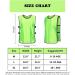 6 Pack Neon Green Scrimmage Vests for Kids & Adults - Soccer Bibs/Pinnies - Buy Online on SooperMarket.com