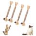 HBINGL Silvervine Chew Sticks for Cats 4 pcs Brown Catnip Chew Sticks for kitten Cat Teeth Nip Cleaning Teeth Chew Catnip Toys Natural Cat Teeth Nip Cleaning Catnip for Indoor Cats