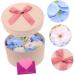 Angoily 1 box essential oil mama gift the flowers flower soap carnation flower Soap soap delicate flowers Christmas roses gift box de artificiales artificial plants indoor 16.2X16.2X8.2CM Blue - Buy Online on SooperMarket.com