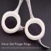 Dacvgog 50 Pieces Silicone Rings for Any Insert a Scissors Styling Tools Hair Cutting Accessories Mix Colours - Buy Online on SooperMarket.com