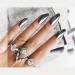 PrettyDiva Silver Chrome Nail Powder - Rose Gold Mirror Effect Manicure Pigment - Buy Online on SooperMarket.com