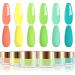 Lavender Violets 14g x 6 Colors Acrylic Dip Powder French Nail Art Manicure Large Capacity Dipping Powder Nail Powder Yellow Green J211 Neon Yellow Green
