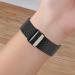ViCRiOR Black Stainless Steel Mesh Band for Amazfit GTS/Bip - Quick Release Replacement Bracelet - Buy Online on SooperMarket.com