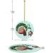 YYHHAOFA Sunflower Seeds Watermelon Seeds Prints Christmas Ceramic Round Pendant Decoration - Festive Hanging Ornament for Stores and Homes -2.9 in - Buy Online on SooperMarket.com