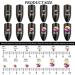 YHMQ 2880 Pieces ClearAB Rhinestones for Nails - SS16 Nail Crystals (3.8-4.0mm) | Best Quality Nail Art Supplies for DIY Designs - Buy Online on SooperMarket.com
