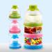 Portable 3-Layer Formula Dispenser for Travel & Outdoor Activities - Milk Powder & Snack Storage Container for Nighttime Nursing - Buy Online on SooperMarket.com