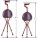 Walking Stick Seat Folding Stool Switch Sticks Three Legged Seat Stick Height Adjustable Aluminum Alloy 5 Gear Adjustment Static Loading 200Kg for Elder Parents Gift - Buy Online on SooperMarket.com