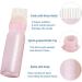 2PCS Hair Oil Applicator Bottles - Root Comb & Dye Brush Squeeze Bottles with Graduated Scale (Pink) - Buy Online on SooperMarket.com